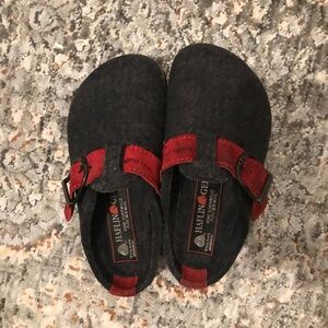 Haflinger German Toddler Wool Clogs
